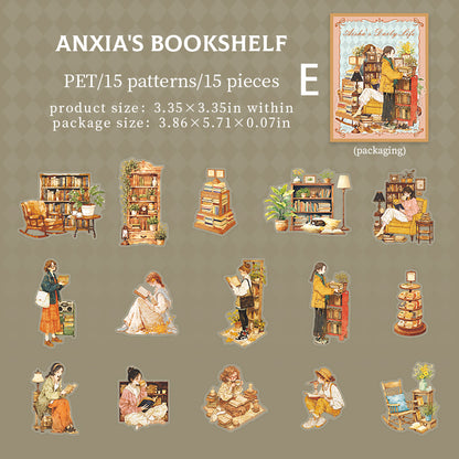 Aisha's Daily Life Sticker 15pcs