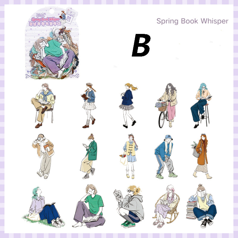 A Leisurely Life  Sticker 30pcs