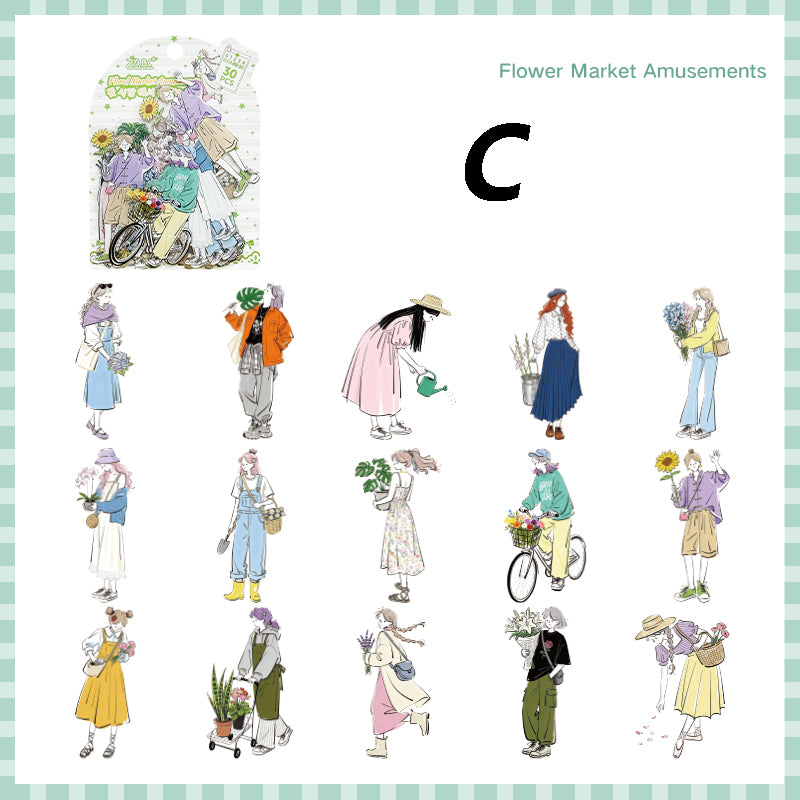 A Leisurely Life  Sticker 30pcs