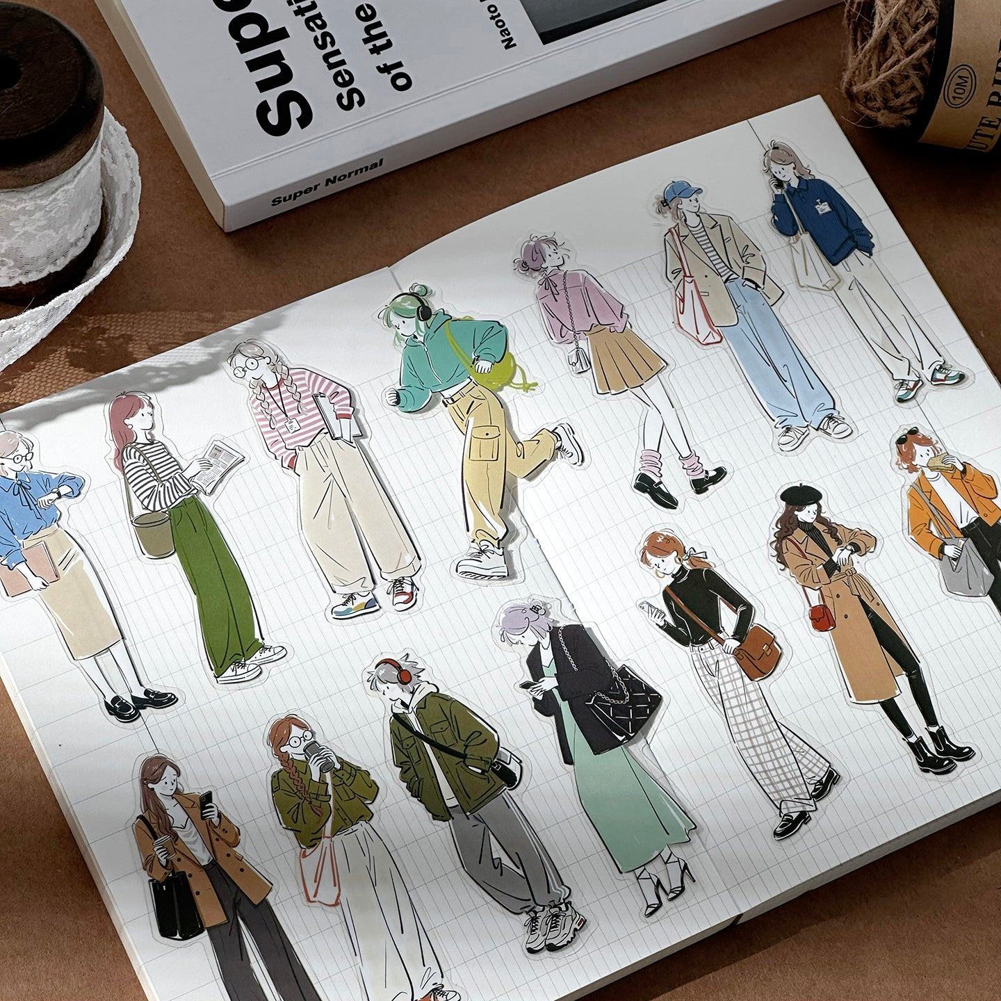 A Leisurely Life  Sticker 30pcs