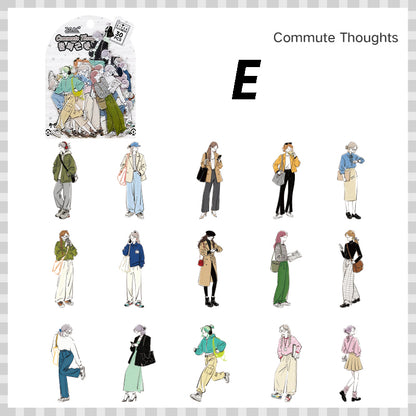 A Leisurely Life  Sticker 30pcs