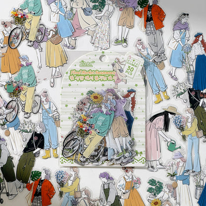 A Leisurely Life  Sticker 30pcs