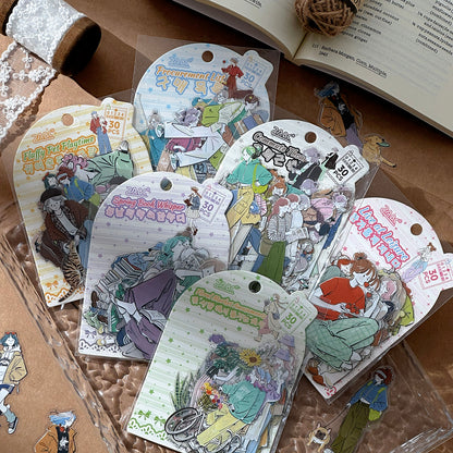 A Leisurely Life  Sticker 30pcs