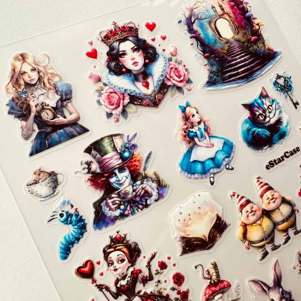 Alice Embossed Sticker 1pcs – Estarcase