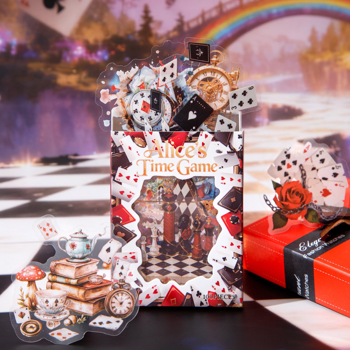 Alice's Time Game Sticker 100pcs