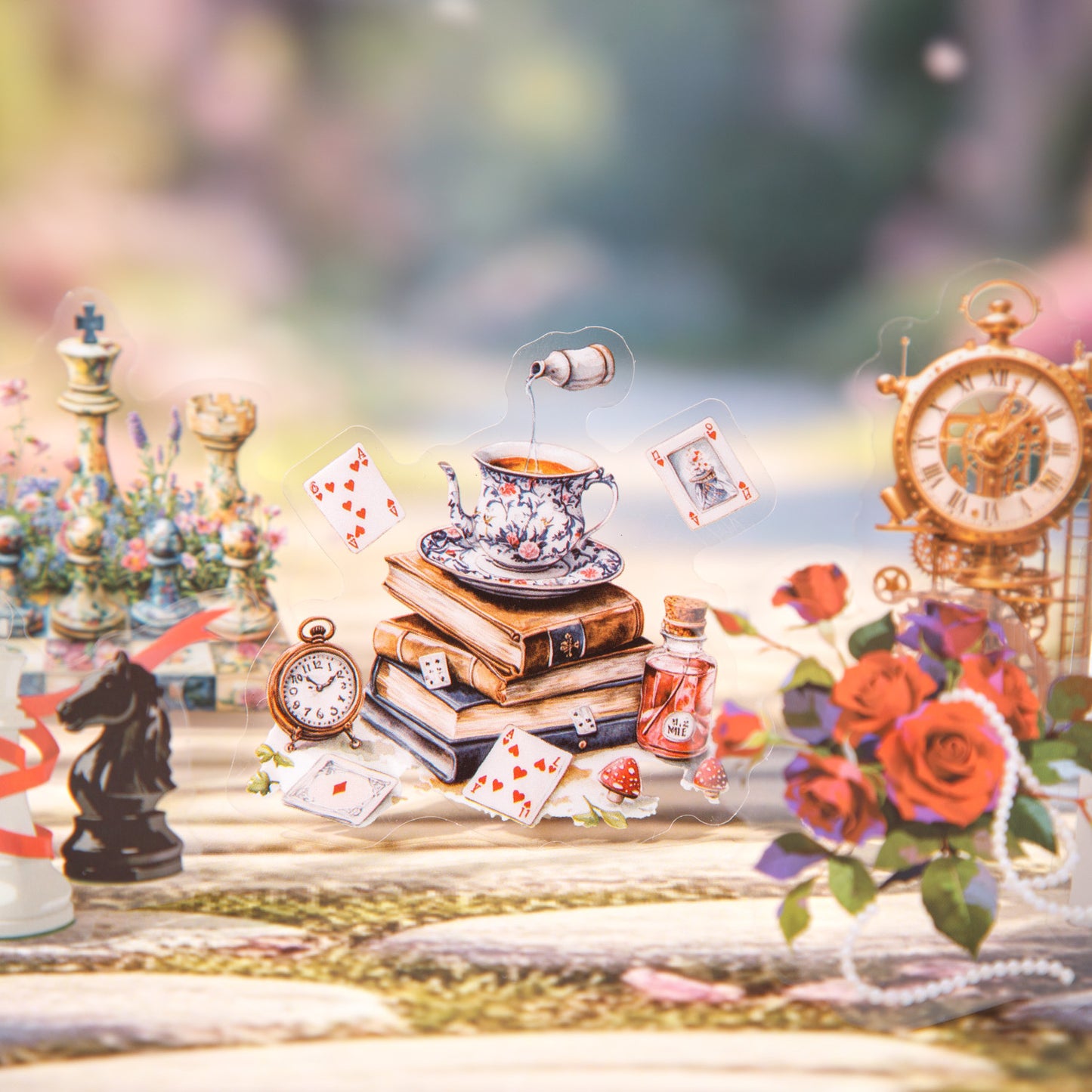 Alice's Time Game Sticker 100pcs