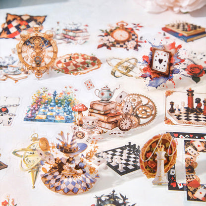 Alice's Time Game Sticker 100pcs