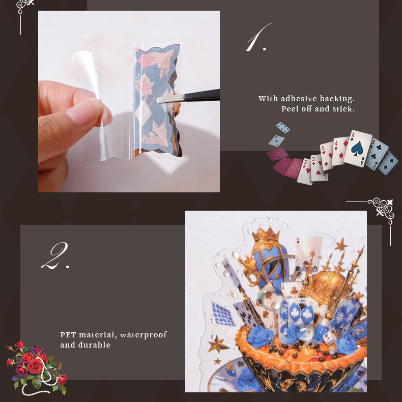 Alice's Time Game Sticker 100pcs