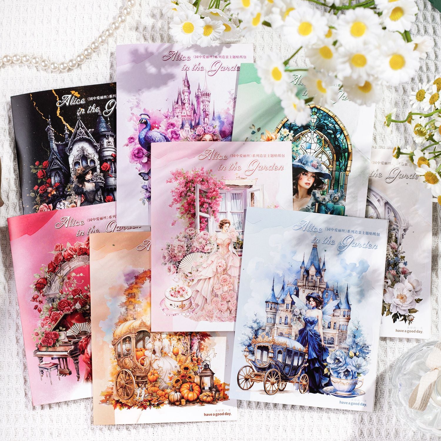 Alice in the Garden Stickers 30pcs