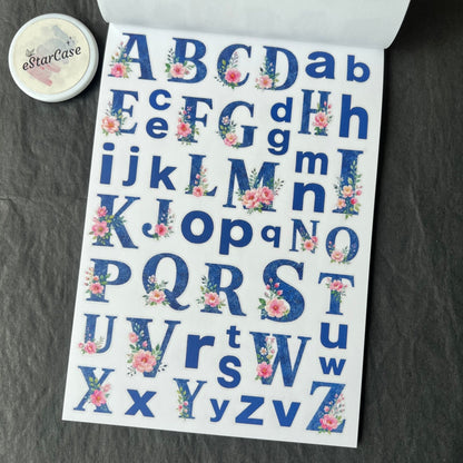 Alphabet Collage Journal Sticker Book