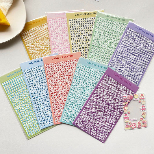 Alphabet Letter Stickers 10pcs