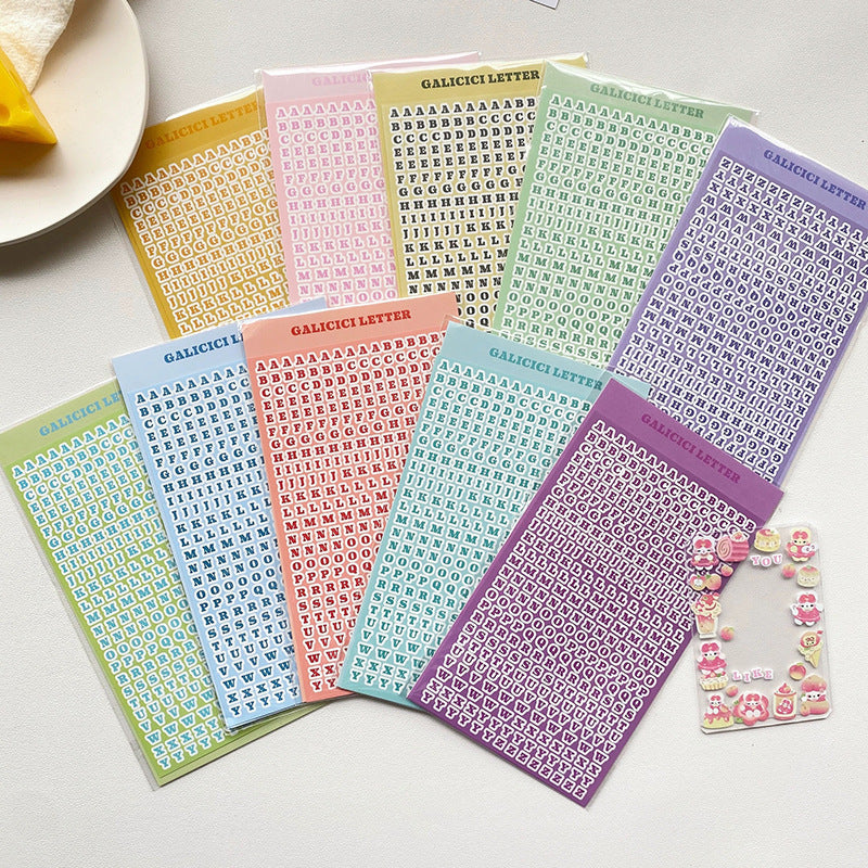 Alphabet Letter Stickers 10pcs – Estarcase