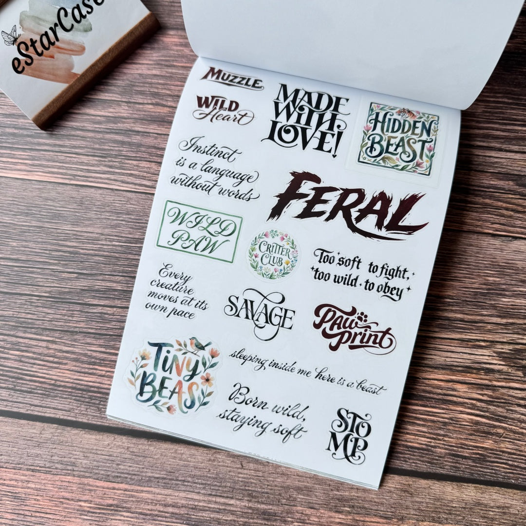 Animal Kingdom Sticker Book