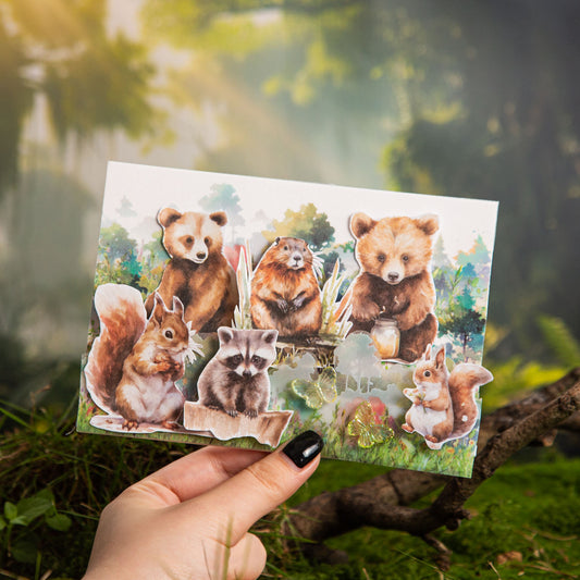 Animal United Stickers 50pcs