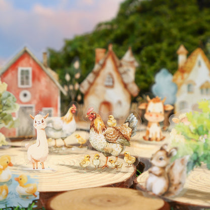 Animals and habitats Sticker 20pcs