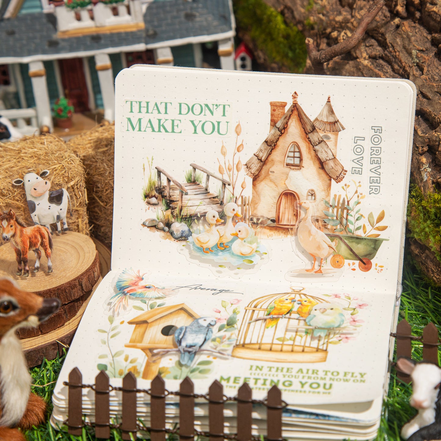 Animals and habitats Sticker 20pcs