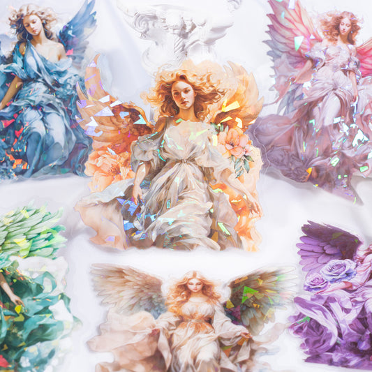 Large Size Anthem of Angels Stickers 5pcs