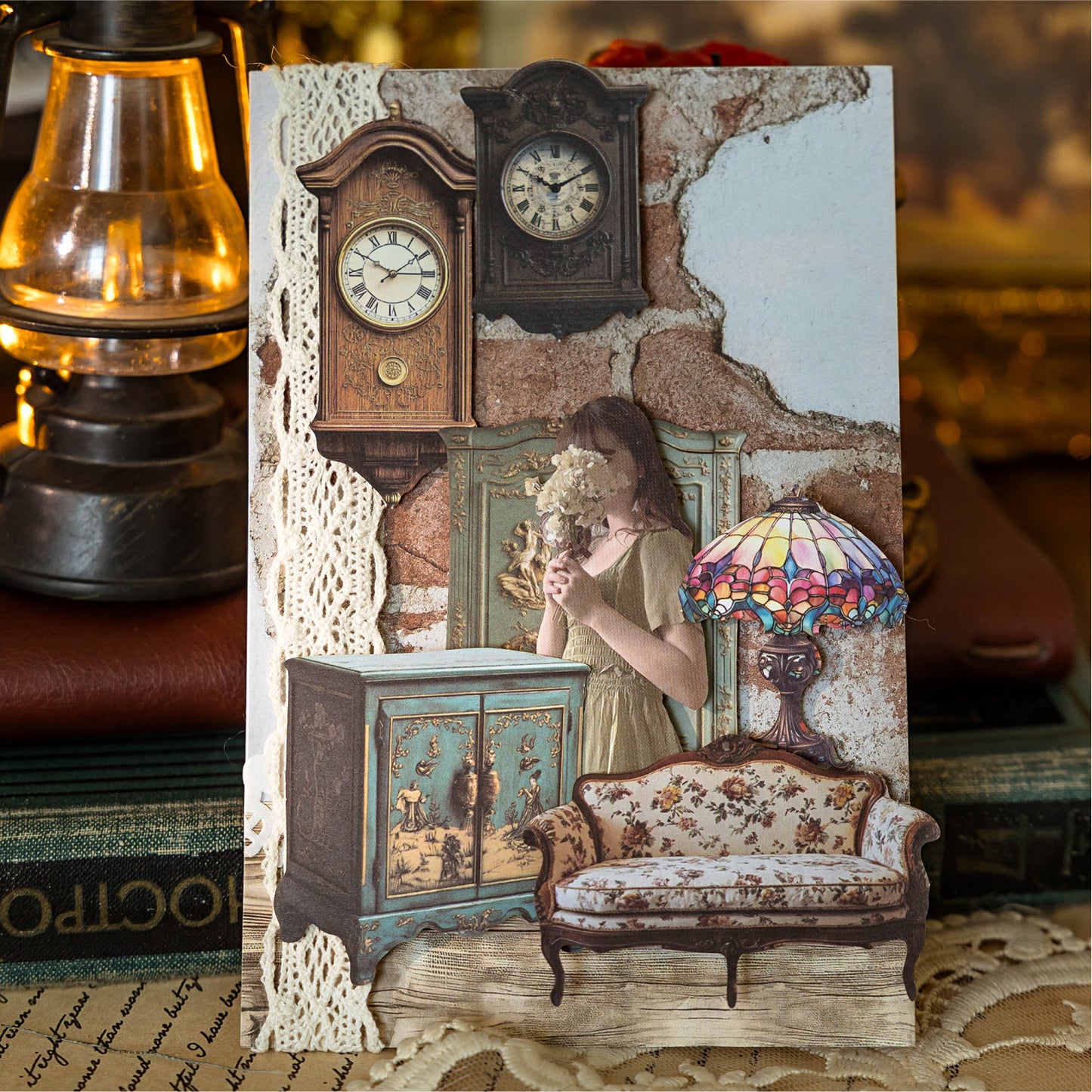 Antique Collection Museum Stickers 30pcs