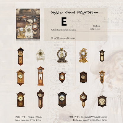 Antique Collection Museum Stickers 30pcs