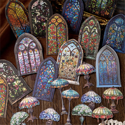 Antique Collection Museum Stickers 30pcs