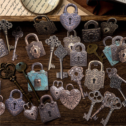 Antique Collection Museum Stickers 30pcs