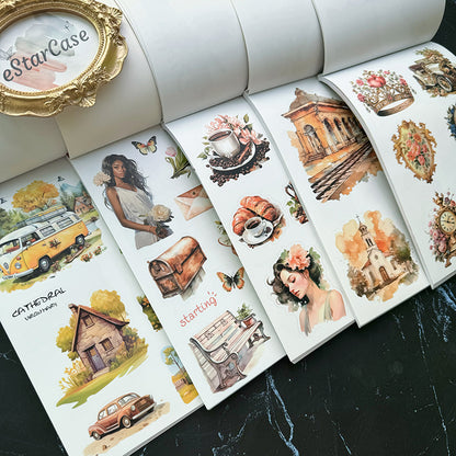 Artistic Courtly Style Sticker Book