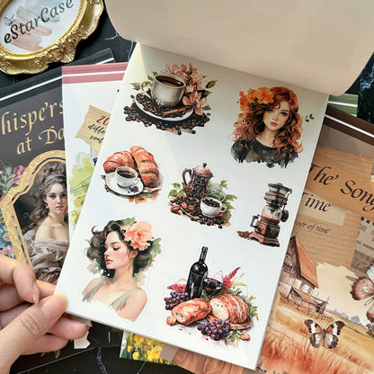 Artistic Courtly Style Sticker Book