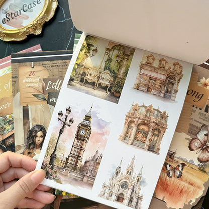 Artistic Courtly Style Sticker Book