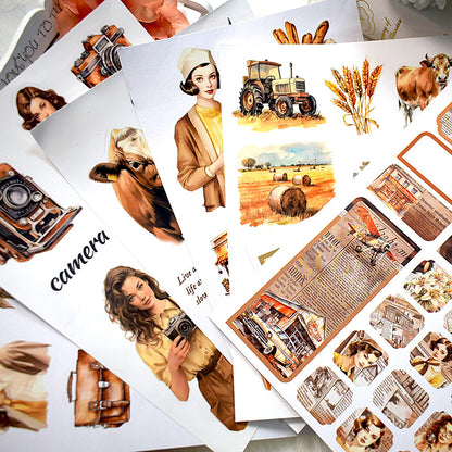 Artistic Courtly Style Sticker Book