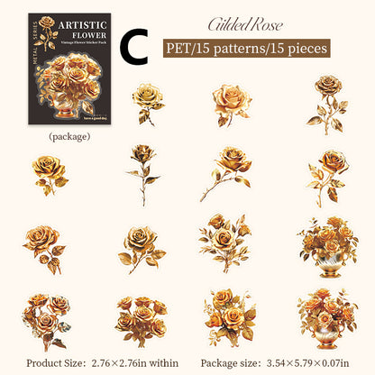 Honey Glaze Fragrance Sticker Book 20pcs