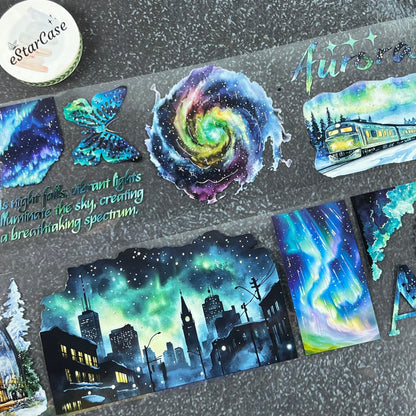 7cm*2m Aurora Eternal Night Tape