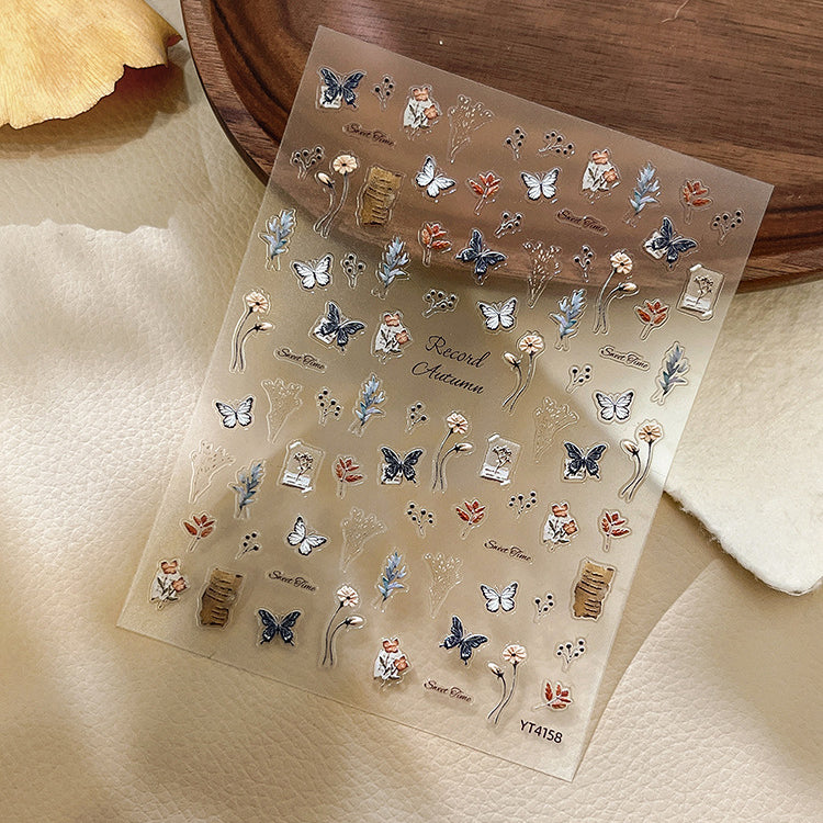 Autumn Butterflies Mini Stickers