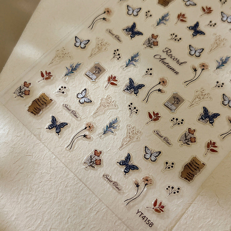 Autumn Butterflies Mini Stickers