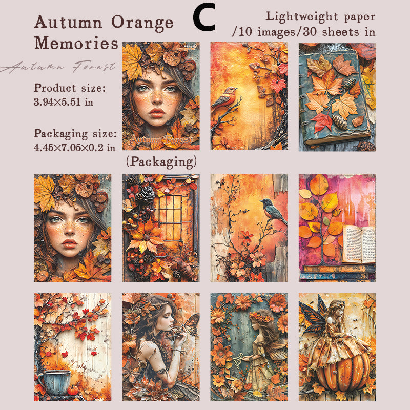 Autumn Forest Memories Paper 30pcs