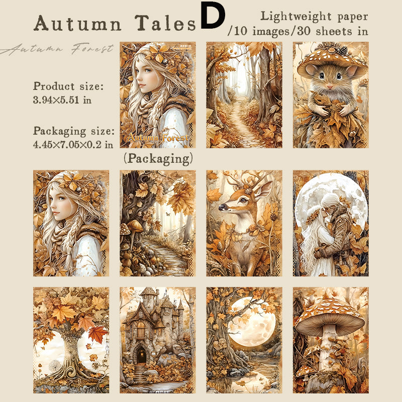 Autumn Forest Memories Paper 30pcs
