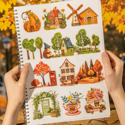 Autumn Handicrafts Sticker 30pcs