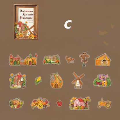 Autumn Handicrafts Sticker 30pcs