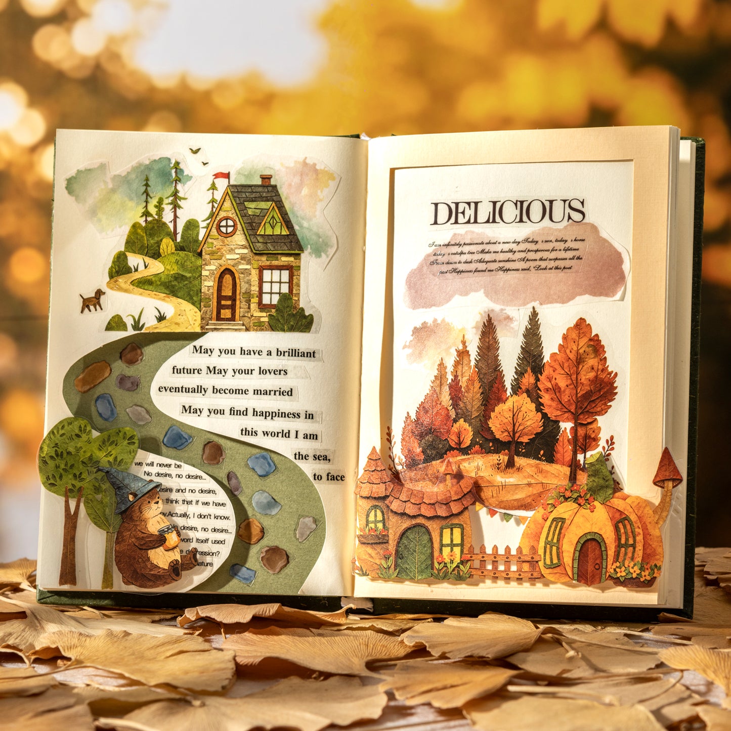 Autumn Handicrafts Sticker 30pcs