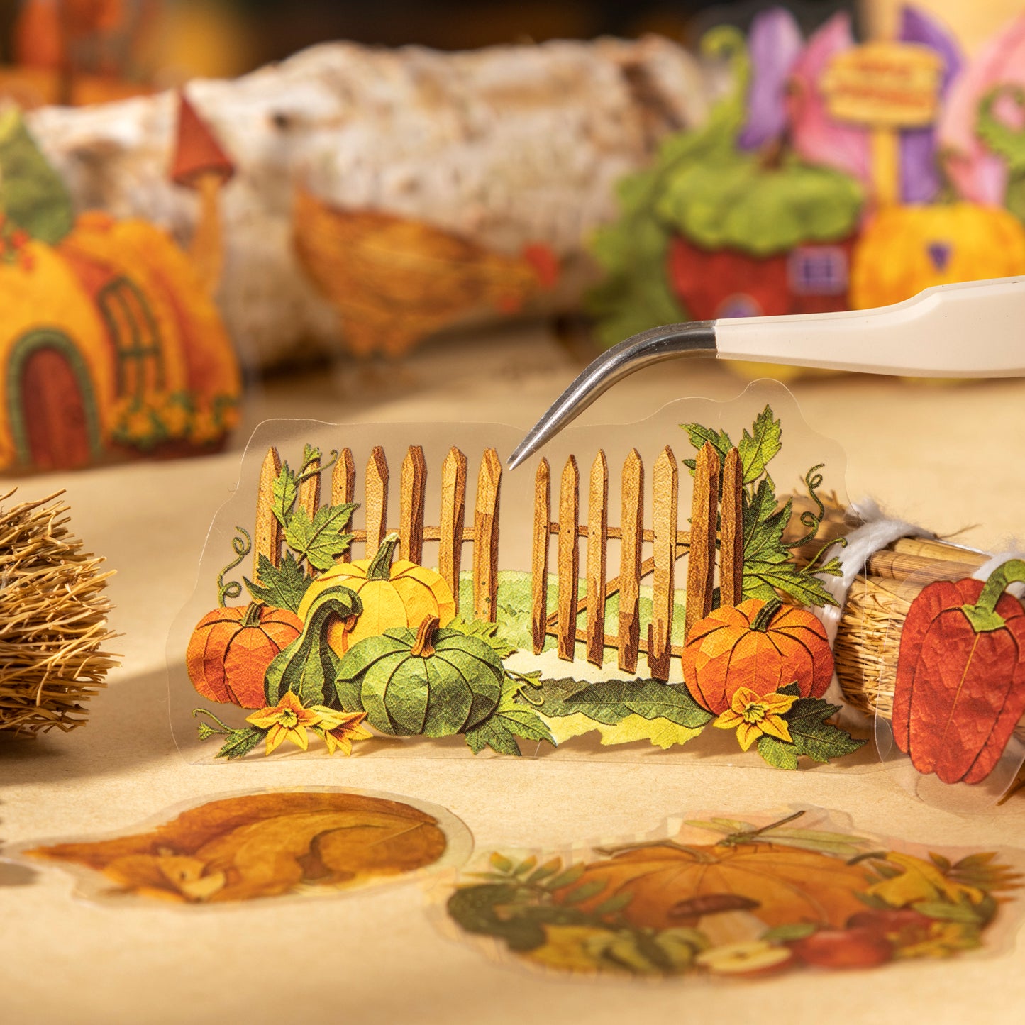 Autumn Handicrafts Sticker 30pcs