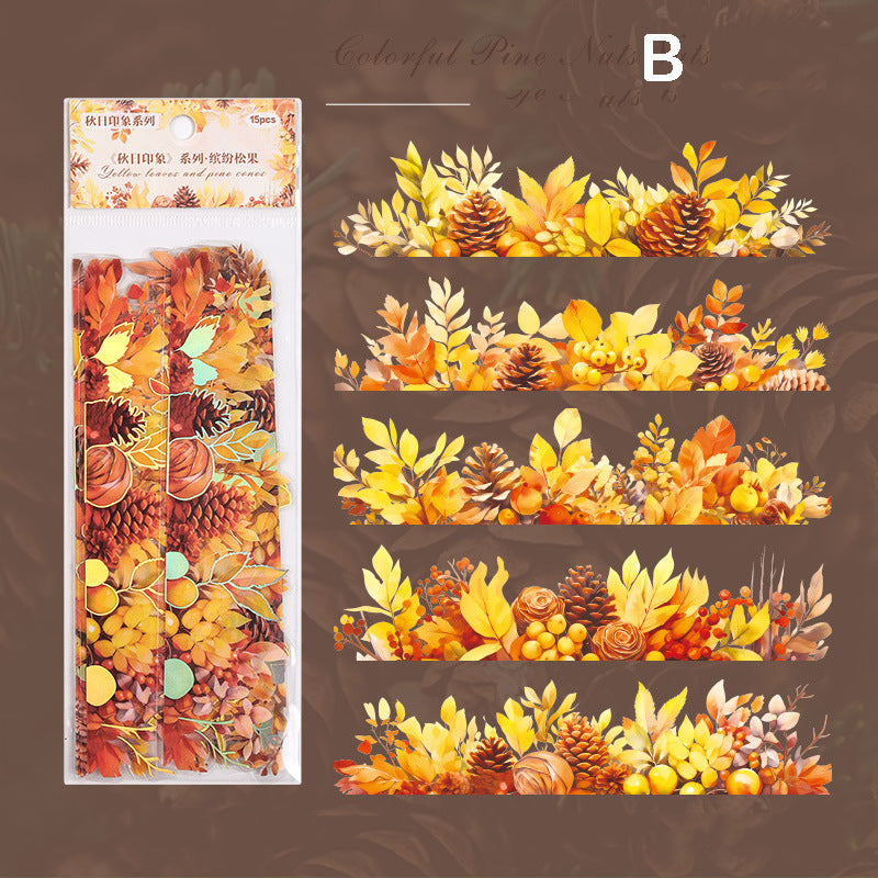 Autumn Impression Stickers 15pcs