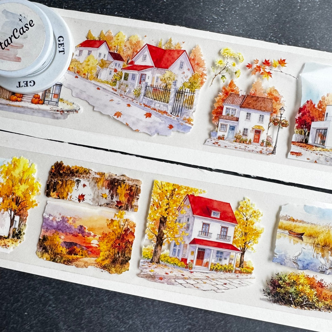 7cm*2m Autumn Maple Tape