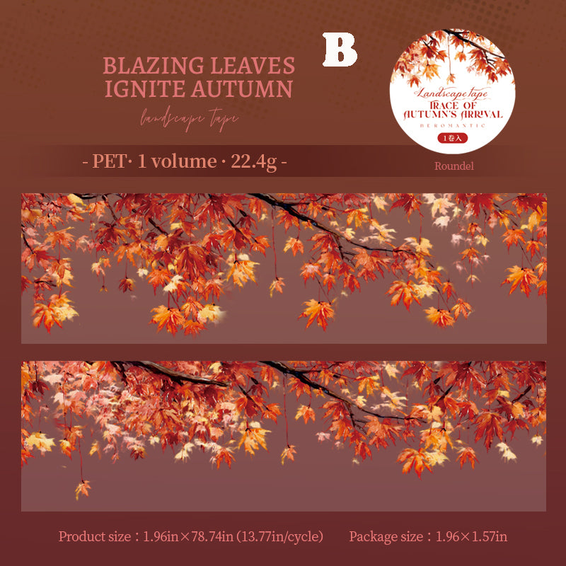 Autumn Marks Have Arrived Tape