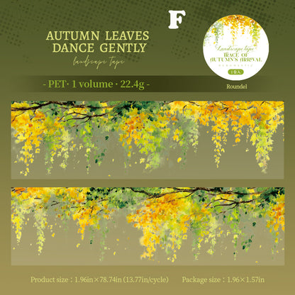 Autumn Marks Have Arrived Tape