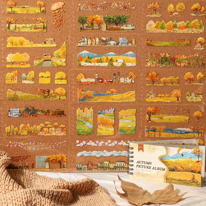 Autumn Picture Album Sticker 48pcs