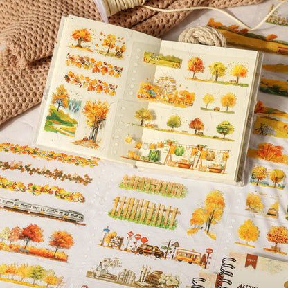 Autumn Picture Album Sticker 48pcs