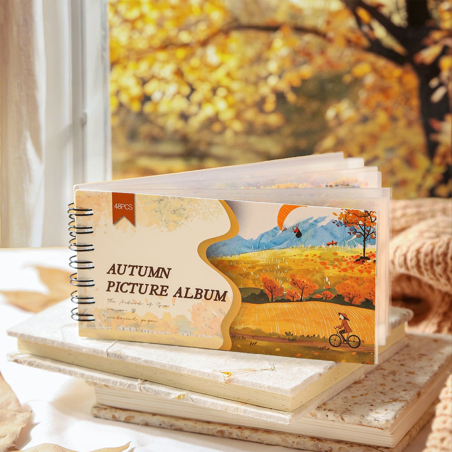 Autumn Picture Album Sticker 48pcs