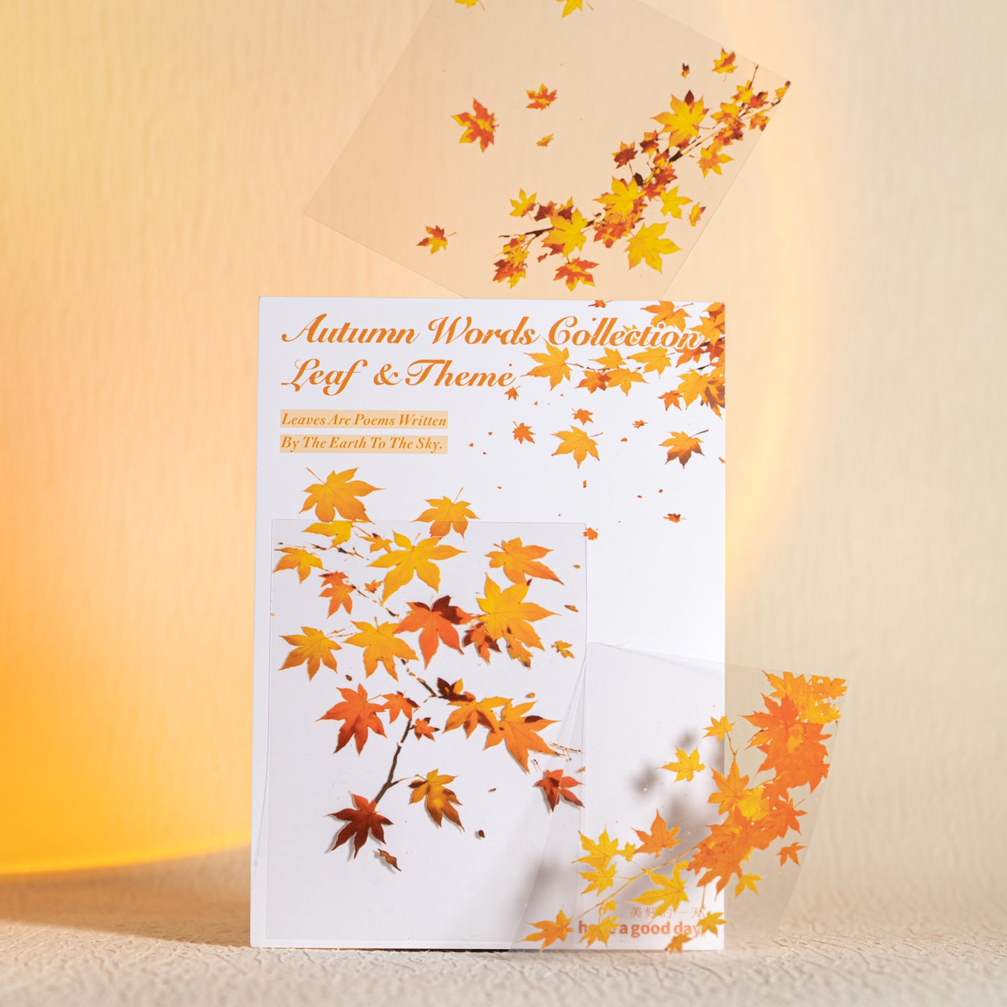 Autumn Words Sticker 20pcs