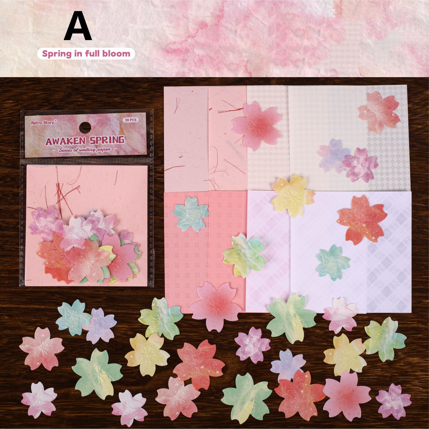 Awakening Spring Paper 38pcs