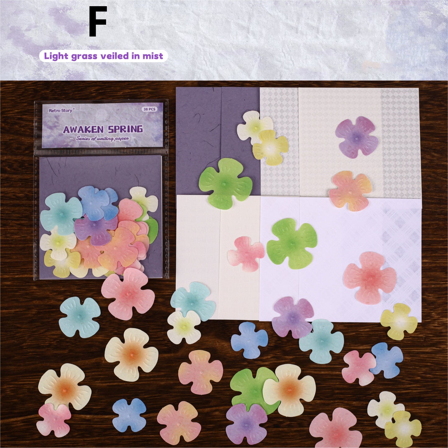 Awakening Spring Paper 38pcs