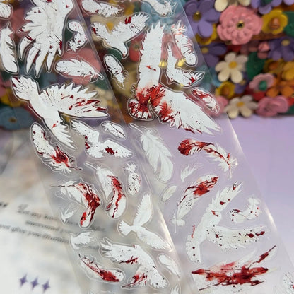 4.5cm*100cm Pre-cut A Pigeon PET Tape